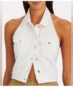 Retrofete Jean halter Top